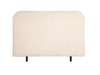 Tete de lit A fixer au mur largeur 165 cm VELO finition tissu beige - 2