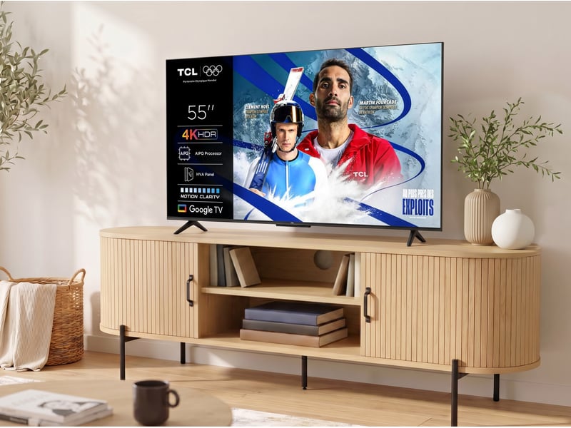 Téléviseur Led TCL 55P61K - UHD 4K 55 pouces 139 cm - 1