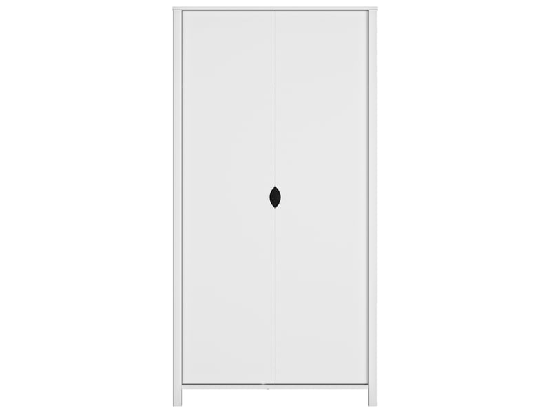 Armoire 2 porte(s) abattante 0 tiroir(s) ANDY coloris Blanc largeur 95 cm - 2