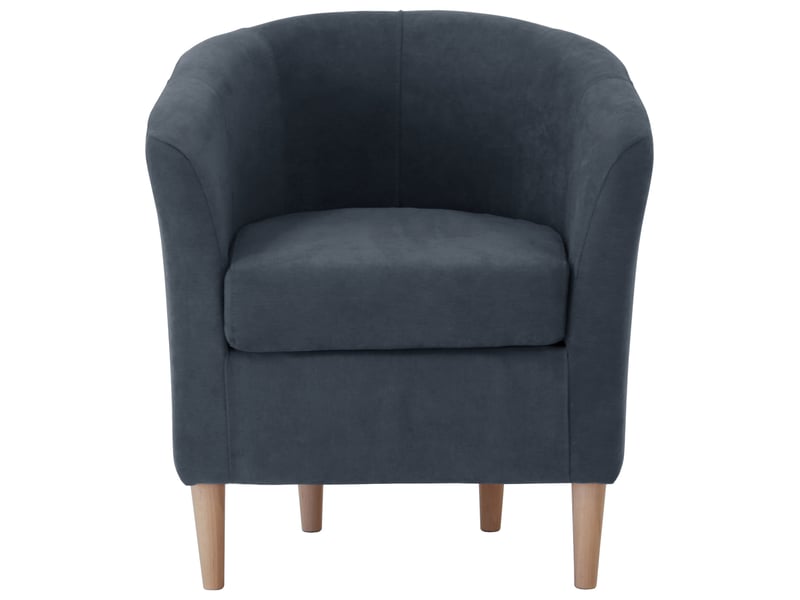 Fauteuil en tissu EVE coloris gris foncé - 2