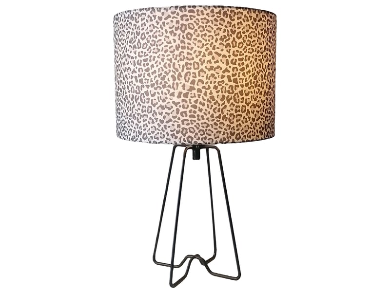 Lampe 45cm SAVAGE motif léopard - 1