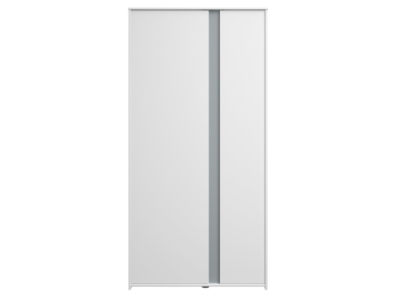 Armoire 2 porte(s) battante 0 tiroir(s) Pirouette coloris Blanc largeur 91 cm - 2