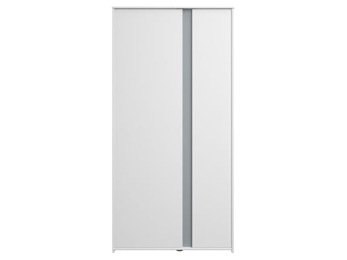 Armoire 2 porte(s) battante 0 tiroir(s) Pirouette coloris Blanc largeur 91 cm - 2