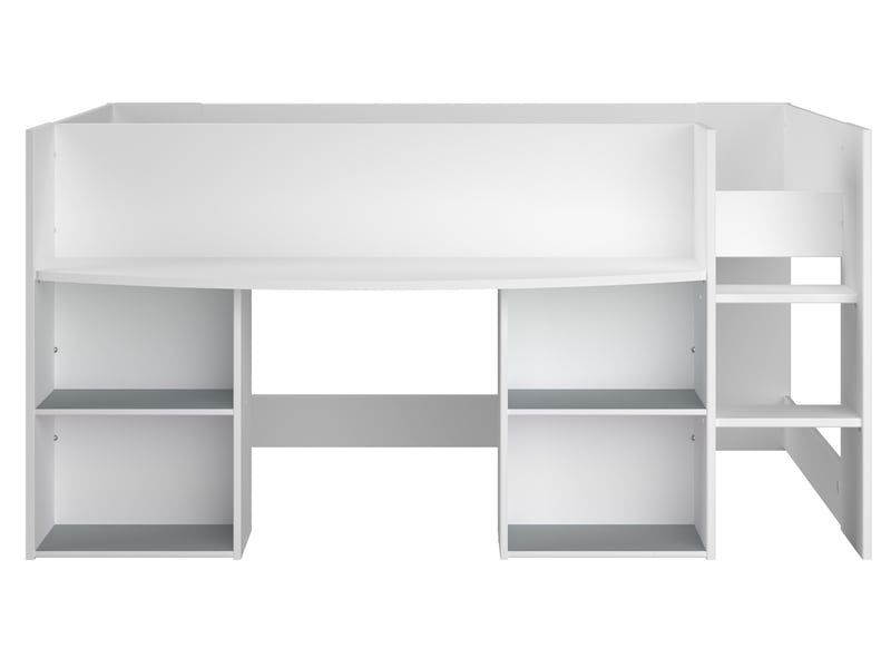 Lit combiné 90x200 cm Pirouette coloris Blanc - 2