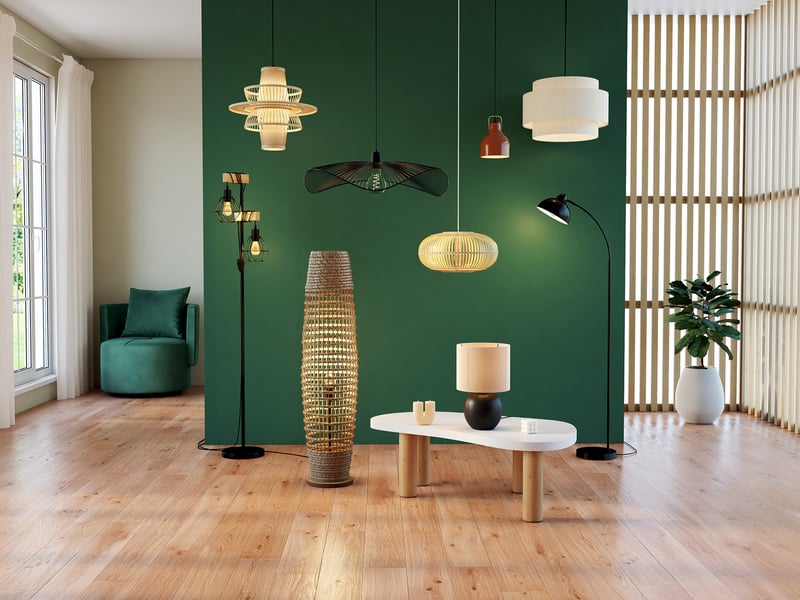Lampadaire en métal 154 cm MIRA coloris noir - 1