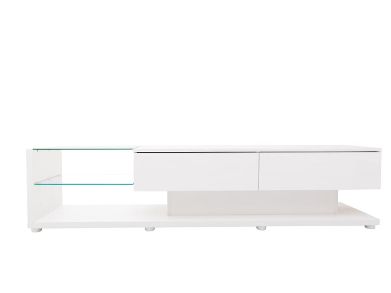 Meuble tv coloris blanc 170 cm WISHDOR - 2