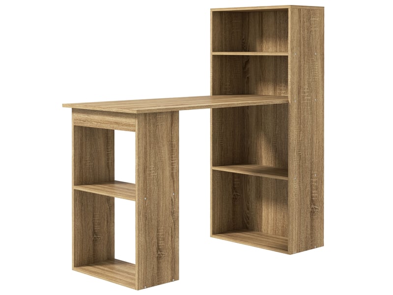 Bureau HOMCOM 120 cm coloris marron - 2