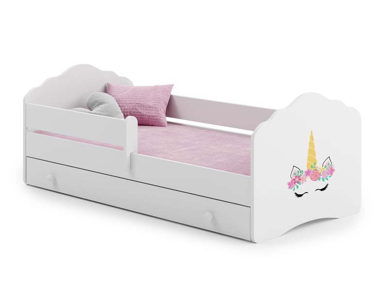 Lit bébé 70x140 cm KOBI coloris blanc - 2