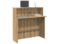 Bureau VIDAXL 100 cm coloris marron - 1
