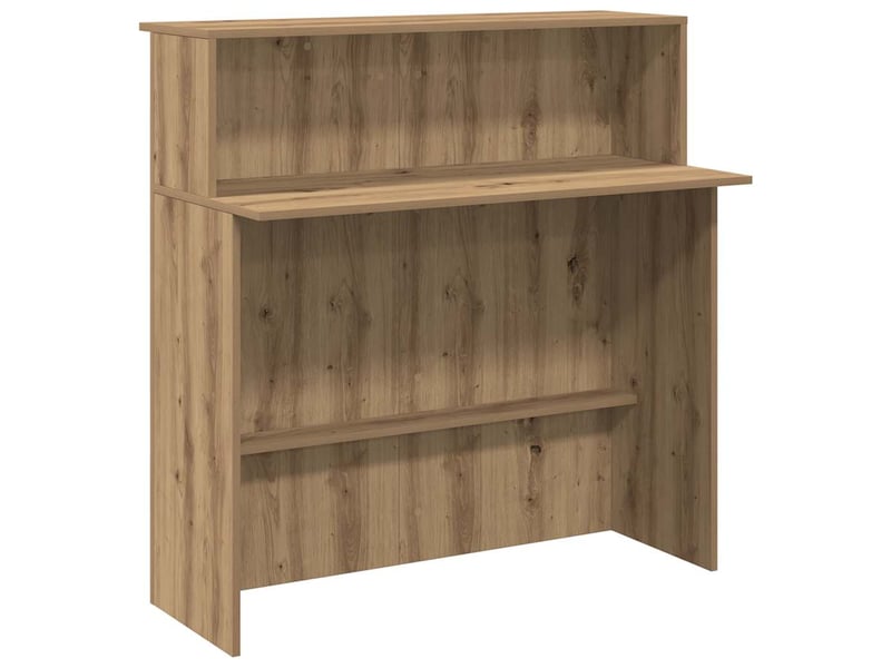 Bureau VIDAXL 100 cm coloris marron - 2