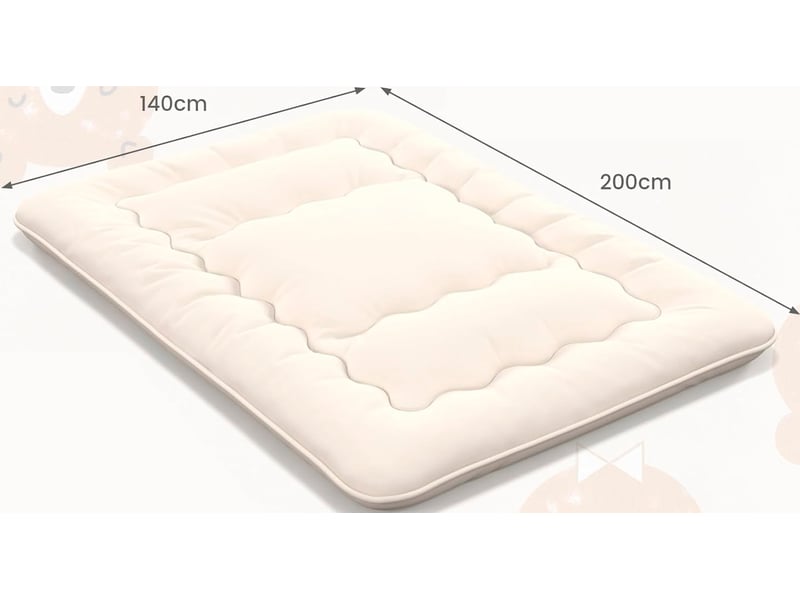 Matelas 140x200 cm GIANTEX Ouate soutien Souple épaisseur 10 cm - 1