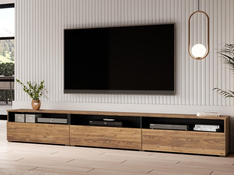 Meuble tv coloris marron 41 cm - 1