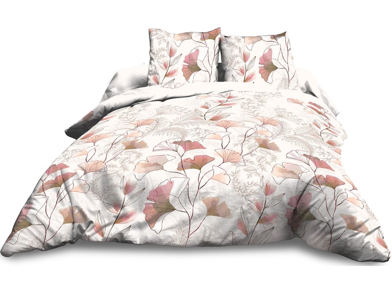 Housse de couette 240x260 + 2 taies - pur coton 57 fils - kyoto - 2