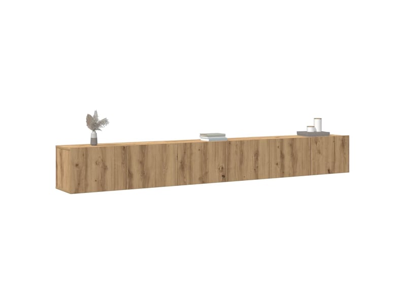 Meuble tv coloris bois clair 80 cm VIDAXL - 1