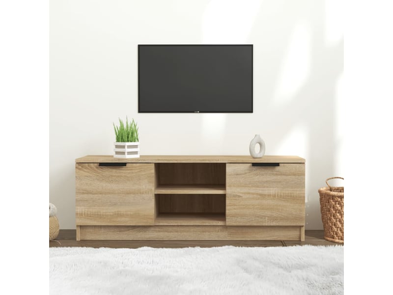 Meuble tv coloris marron 102 cm VIDAXL - 1