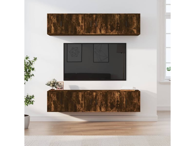 Meuble tv coloris marron 100 cm - 1