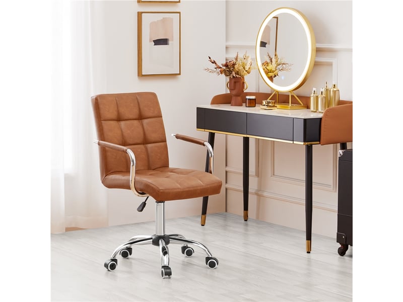 Fauteuil de bureau YAHEETECH avec assise réglable en hauteur - 1