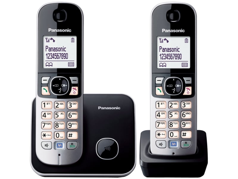 Telephones sans fil panasonic kxtg 6812 frb - 1
