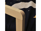 Lit simple 80x160 cm LE QUAI DES AFFAIRES coloris bois clair - 1