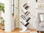 Bibliotheque coloris blanc 9 étagère(s) VASAGLE - 25 cm x 141 cm - 1