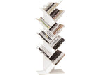 Bibliotheque coloris blanc 9 étagère(s) VASAGLE - 25 cm x 141 cm - 2