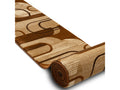 Tapis de couloir royal he405 géométrique marron crème 100cm 100x280 cm - 1