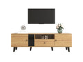 Meuble tv coloris naturel 170 cm WISHDOR - 1