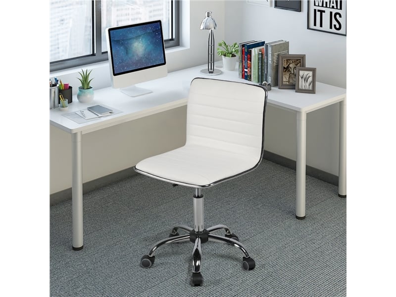 Chaise de bureau YAHEETECH avec assise réglable en hauteur - 1