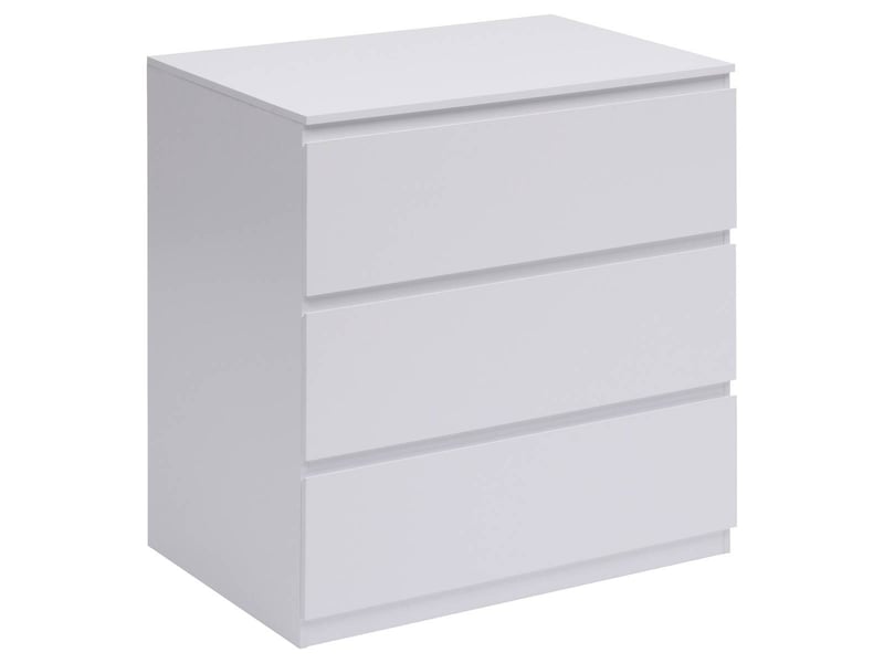 Commode 3 tiroir(s) FIVE SIMPLY SMART coloris blanc largeur 73 cm - 2