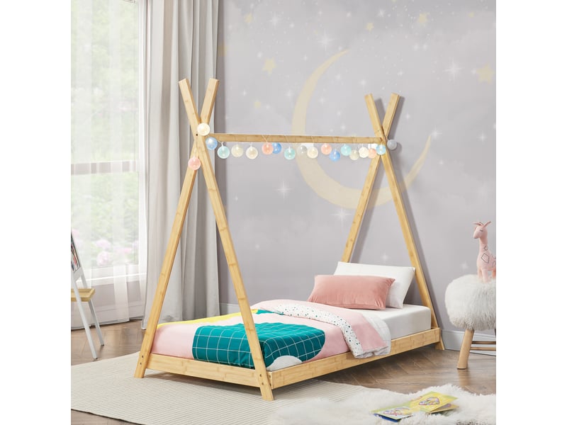 Lit bébé 70x140 cm coloris naturel - 2