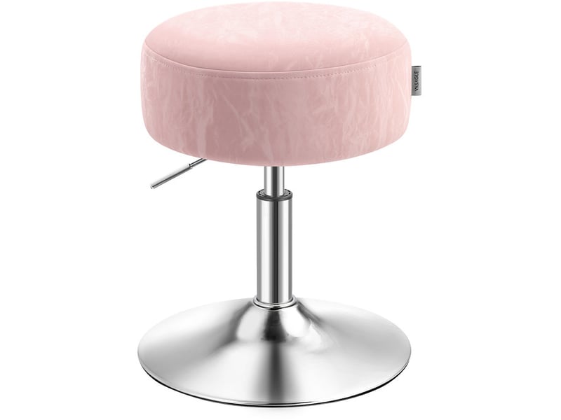 tabouret assise réglable en hauteur VASAGLE - rose hauteur d'assise 57.5 cm vendu A l'unité - 2