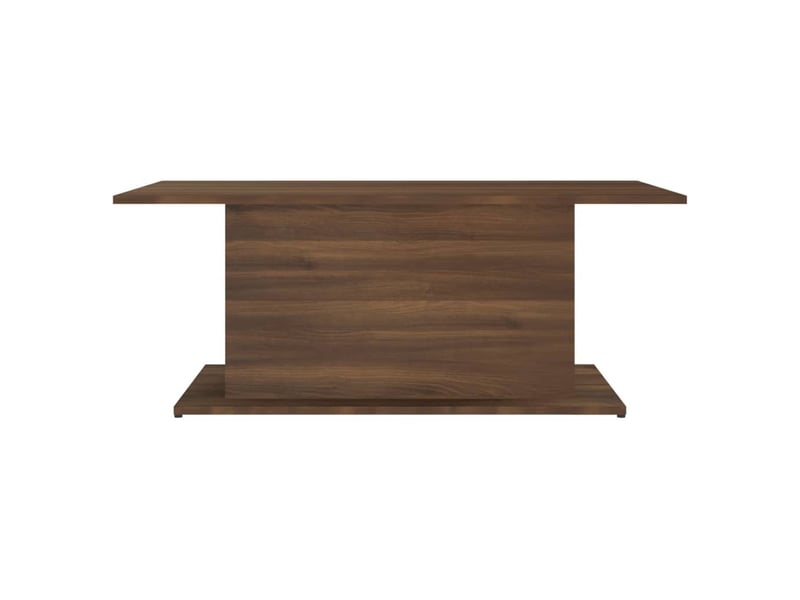 Table basse rond(e) coloris marron DECOSHOP 26 - 1
