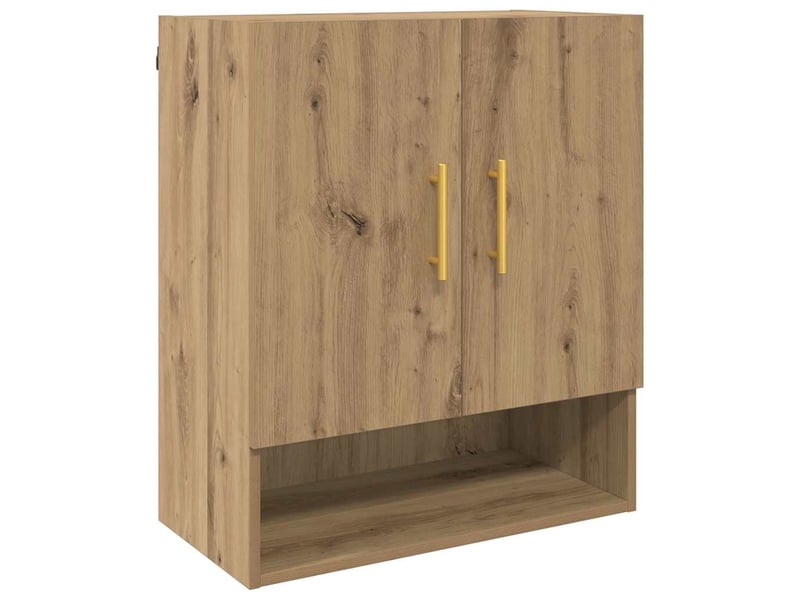 Vidaxl meuble mural 60 x 31 x 70 cm bois d'ingénierie chêne artisanal - 2