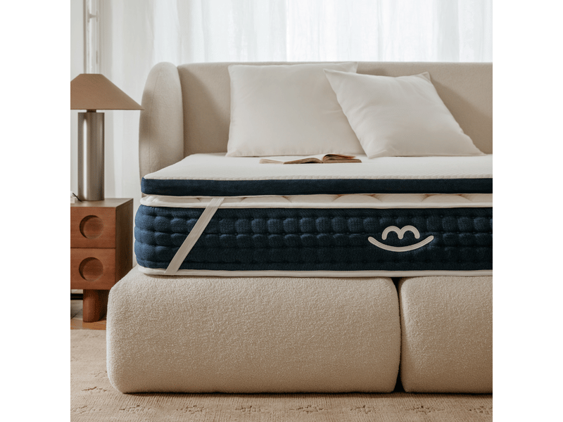 Surmatelas 160x200 cm Mousse + mémoire de forme MORPHEA Cloudy - 1