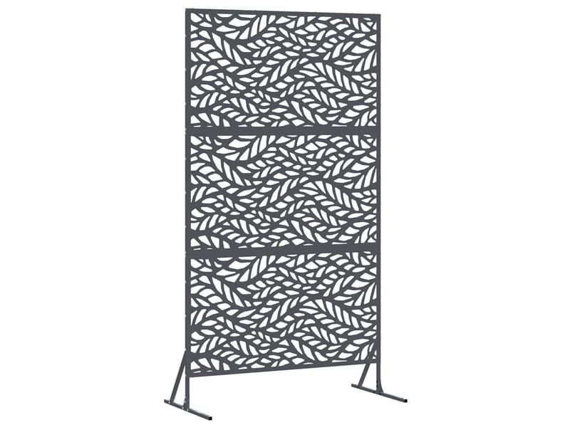 Vidaxl écran de confidentialité anthracite 100 x 50 x 180 cm acier - 2