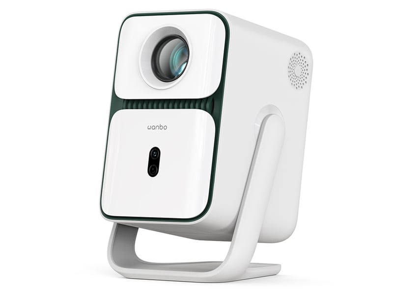 Projecteur wanbo t2 ultra, android tv 11, 500 ansi, 1080p natif, support rotatif à 120°, mise au point automatique et correction trapézoïdale - 2