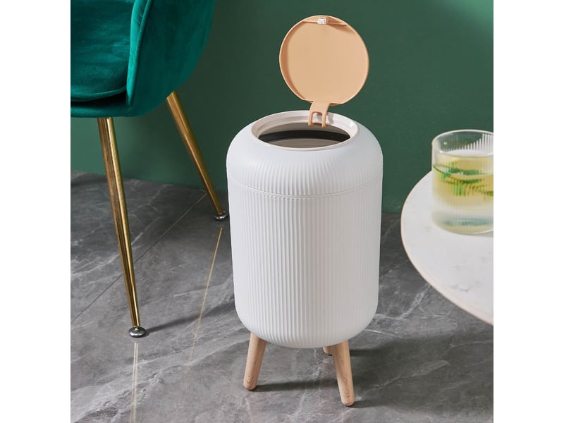 Kitchen move - poubelle de salle de bain push 9l bat-tg3950 - limo - 1