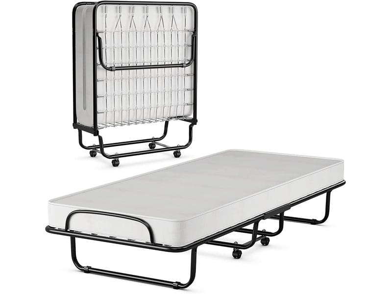 Lit pliant 80x190 cm Lit sur roulettes - 2