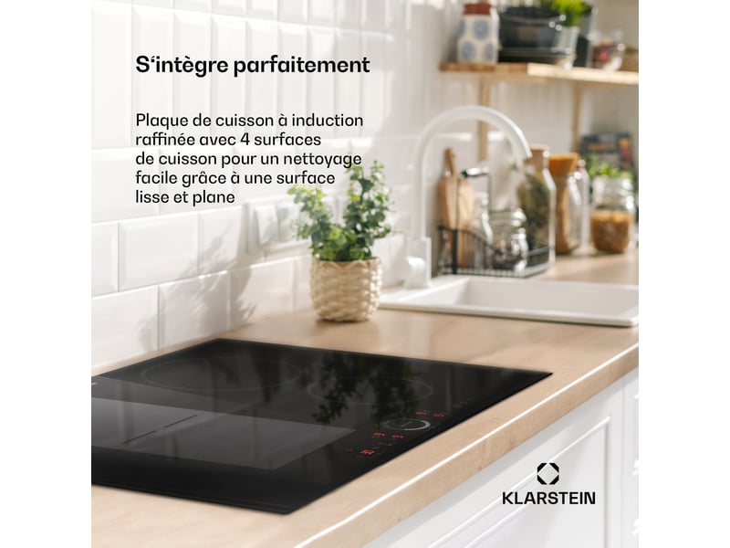 Plaque de cuisson à induction KLARSTEIN - 4 foyer(s) 7000 watts - 1