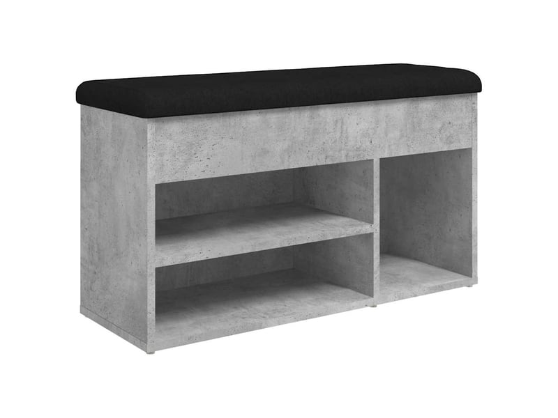Banc coloris gris VIDAXL - 32 cm - 2