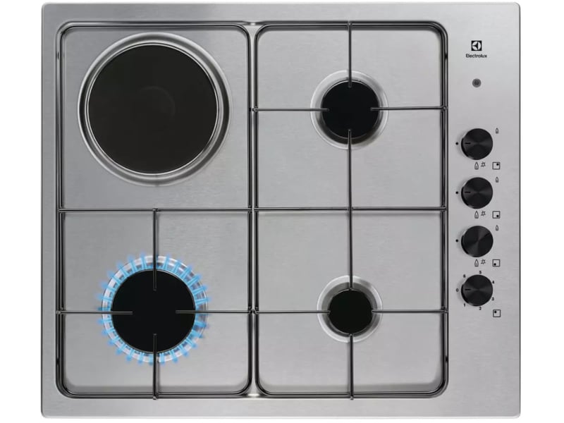 Plaque de cuisson mixte ELECTROLUX EGL62821OX - 4 foyer(s) 7000 watts - 2