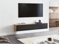 Meuble tv coloris noir 32 cm BELIANI - 1