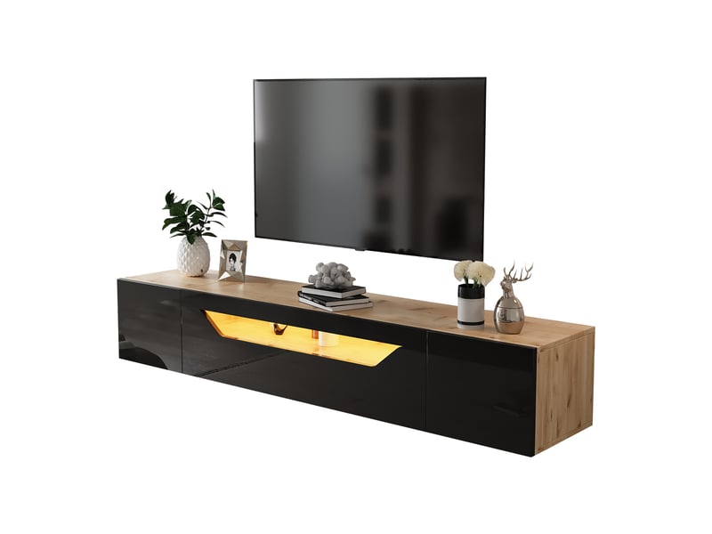 Meuble tv coloris bicolore 180 cm WISHDOR - 1