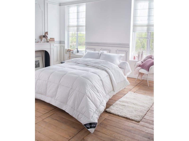 Ensemble de 2 couettes 4 saisons coton percale - 1 personne 140x200 - toutes saisons - 2172-2812 - 1