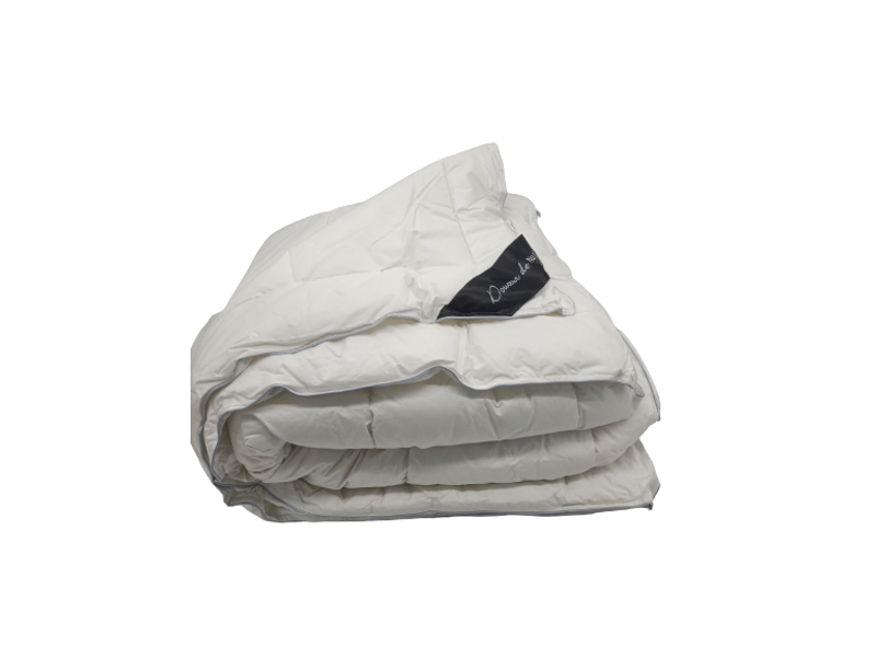 Ensemble de 2 couettes 4 saisons coton percale - 1 personne 140x200 - toutes saisons - 2172-2812 - 2