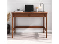 Bureau IDIMEX 110 cm coloris marron - 1