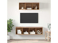 Meuble tv coloris marron 37 cm - 1