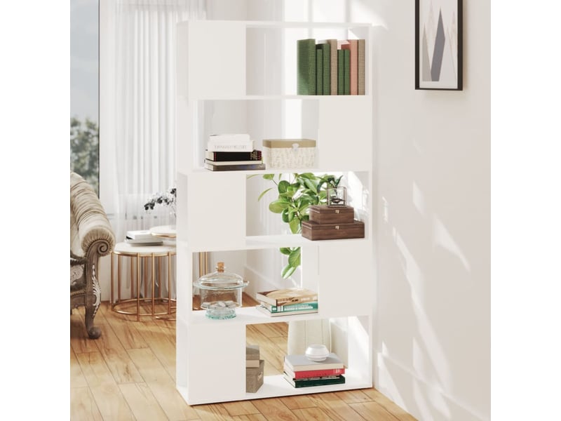 Bibliotheque coloris blanc VIDAXL - 80 cm x 155 cm - 1