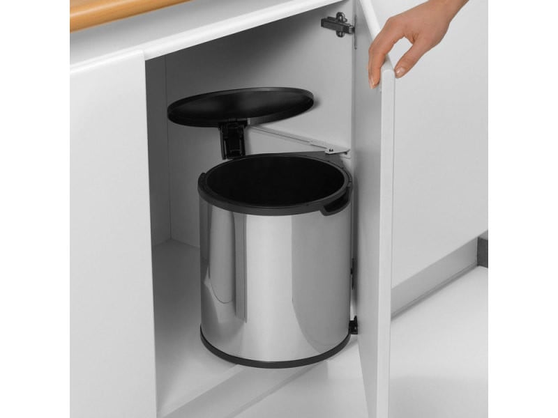 Poubelle de porte à fixer avec seau intérieur 15 litres built in - 2