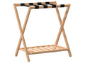 Vidaxl porte-bagages 68x38x58 cm bambou - 1